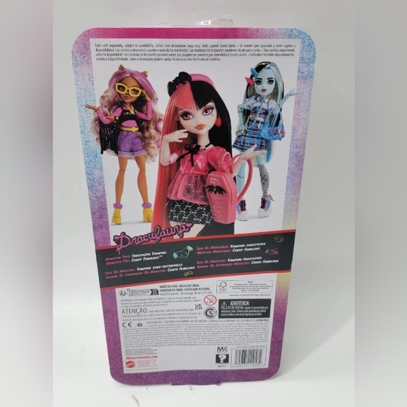 Mattel Monster High Day Out Fashion Doll Draculaura (New) Accessories - Picture 3 of 16
